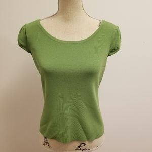 Ann Taylor Loft green top size medium
